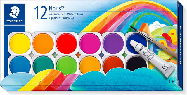 Staedtler Noris Aquarell – Farbkasten 12 Farben