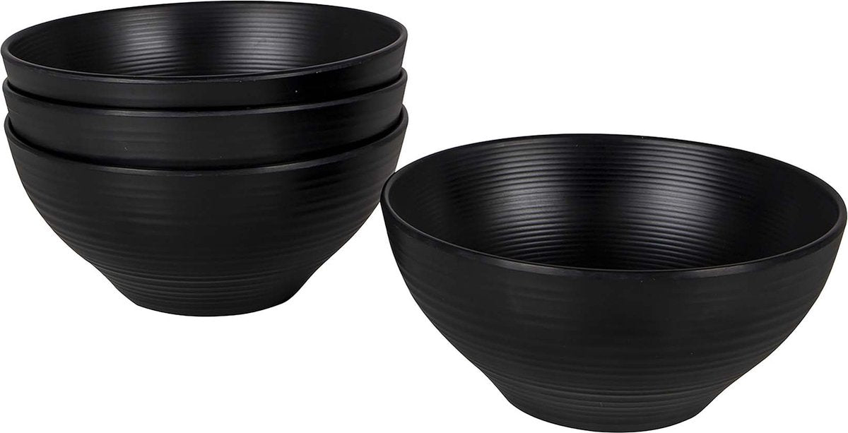 Bo-camp - industrial - kom - orville - 4 stuks - zwart