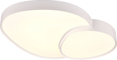 Trio Rise - Deckenleuchte - weiß matt - inkl. 1x SMD 45w - integrierter Dimmer - Memory-Funktion - Lichtfarbe einstellbar