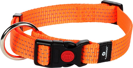Flamingo Hundehalsband Rapfen - 40-55cm20mm - orange