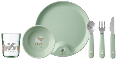 Mepal Kindergeschirrset Mio 6-teilig - Little Farm - Little Dutch