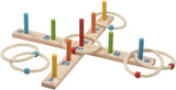 Goki Ringwurfspiel aus Holz, 6 Ringe