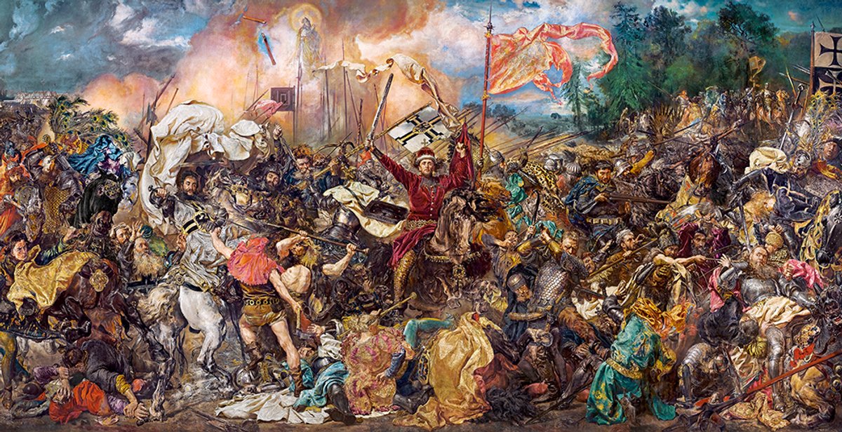 Castorland the battle of grunwald jan matejko – puzzel – 4.000 stukjes – satijnen afwerking – perfecte pasvorm – europese kwaliteit