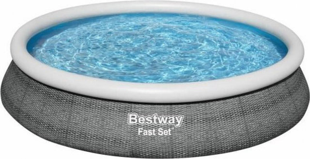 Bestway opblaaszwembad grijs 9677 l 457 x 84 cm