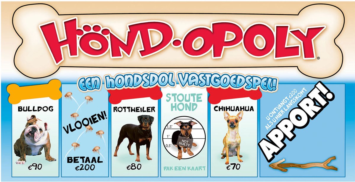 Opoly-Hundebrettspiel