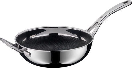WMF Profi Resist - Wokpfanne - ø 28 cm - Edelstahl - induktionsgeeignet - Antihaftbeschichtung