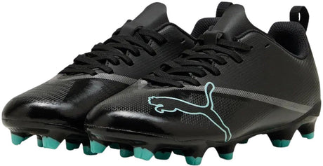 Puma ultra 7 play fg ag jr unisex sportschoenen - black-intense mint 38
