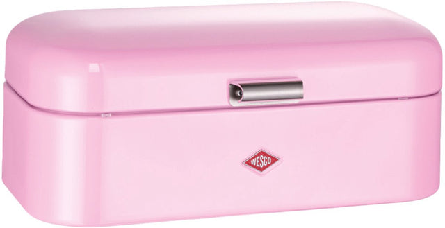 Wesco Grandy Brotkasten | 10 Liter - Größe L | Metall - rosa | Aufbewahrung in der Küche