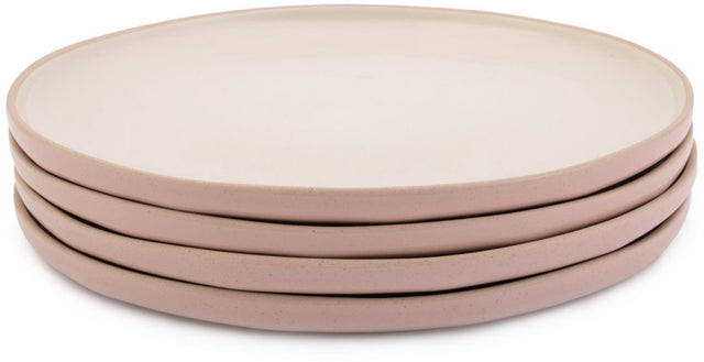 Jamie Oliver Perfect Plates Speiseteller, 4er-Set, Keramik, rosa, 27 cm - | große Liebe