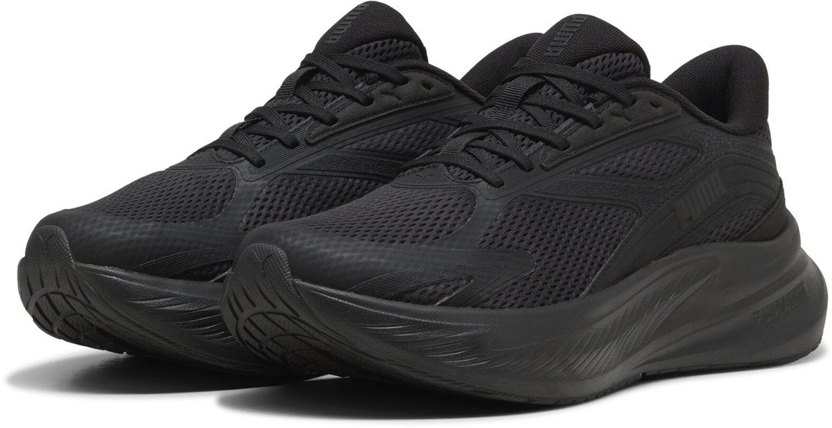 Puma maxstride lite ls unisex sportschoenen - olive- black-chai latte-glacial gray