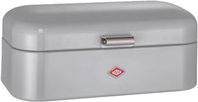 Wesco Grandy Brotkasten | 10 Liter - Größe L | Metall - grau | Aufbewahrung in der Küche