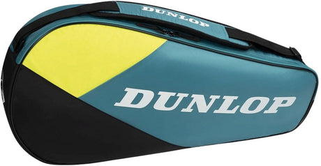 Dunlop – SX Club – 3rkt – Tennistasche – Stahl, Schwarz, Gelb