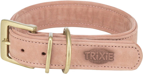 Trixie Hundehalsband reines Leder rosa