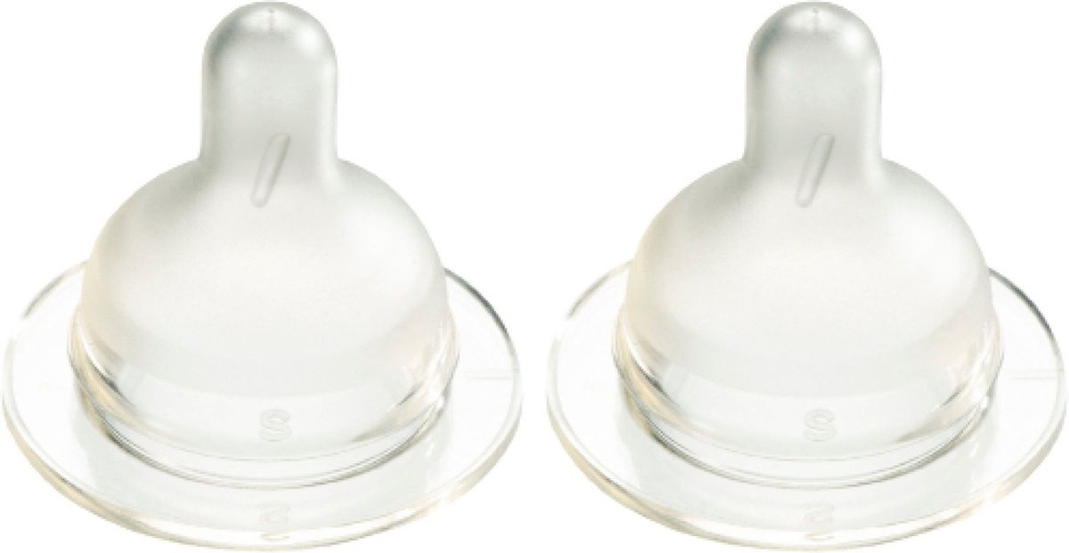 Difrax breiter Flaschensauger – mittel – 3+ Monate – 2 Stück