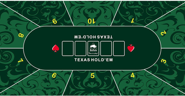Buffalo pokerkleed groen 180x90cm 3mm
