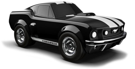 Baghera Spielzeugauto – Ford Mustang schwarz – 19 x 9,5 x 7,5 cm – in Geschenkbox – 3 Jahre