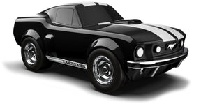 Baghera Spielzeugauto – Ford Mustang schwarz – 19 x 9,5 x 7,5 cm – in Geschenkbox – 3 Jahre