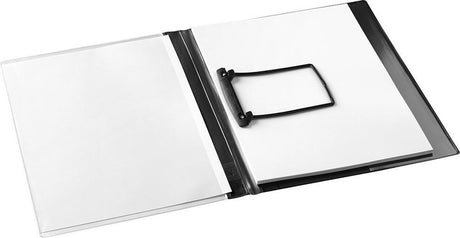 Jalema Berichtsmappe mit Clip – 10er-Pack – Schwarz