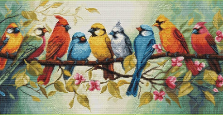 Luca-s borduurpakket - the song of the birds - het lied van de vogels - bu5062