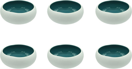 Medard de Noblat – Oslo Pazifik – kleine Schüssel 12 cm – 6 Stück – Steinzeug