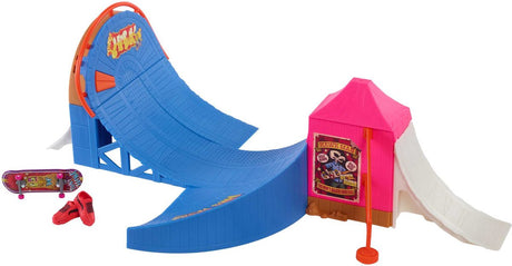 Hot Wheels Skate-Vergnügungspark-Skate-Set – Fingerboard-Spielset – Finger-Skateboard Tony Hawk