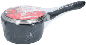 Alpina steelpan met deksel 16 cm - sauspan - alle warmtebronnen - rvs