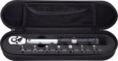 Bbb cycling momentsleutel 1 4 – fietsgereedschap set 2-14 nm – inbus torx set – torque wrench – torqueset - btl-73
