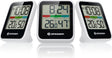 Bresser Wetterstation - Klimamonitor Thermo-Hygrometer DCF - 3er Set - Weiß