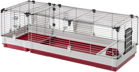 Ferplast krolik 160 - konijnenkooi - 162 cm - met scheidingspaneel - inclusief accessoires one size