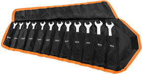 Neo Klucze-Serie – Kombinationsschlüssel-Set – Ratsche und Schalter – mit weicher Tasche