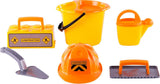 Cavallino Brick Eimer Set mit Werkzeugen und Helm, 6dlg.