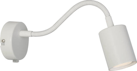 Enzo Nordlux Wandleuchte Explore Flex Gu-10 mit Schalter weiß – 4800427