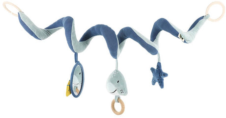 Trixie activiteitenspiraal mr. shark â€“ 3m+ â€“ afneembaar â€“ voor box maxi-cosi