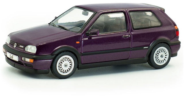 Solido vw golf mkiii vr6 '94, paars (dusty mauve pearl) schaal 1:43