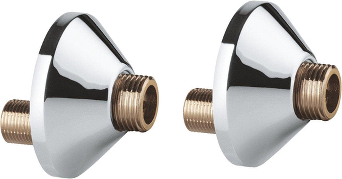 Grohe S-Kupplung 3 8 x 1 2 - Schraubrosetten - Hahnteile - 2 Stück