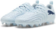 Puma Future 9 Play FG AG Jr Unisex-Sportschuhe – eisblau-blaues Juwel