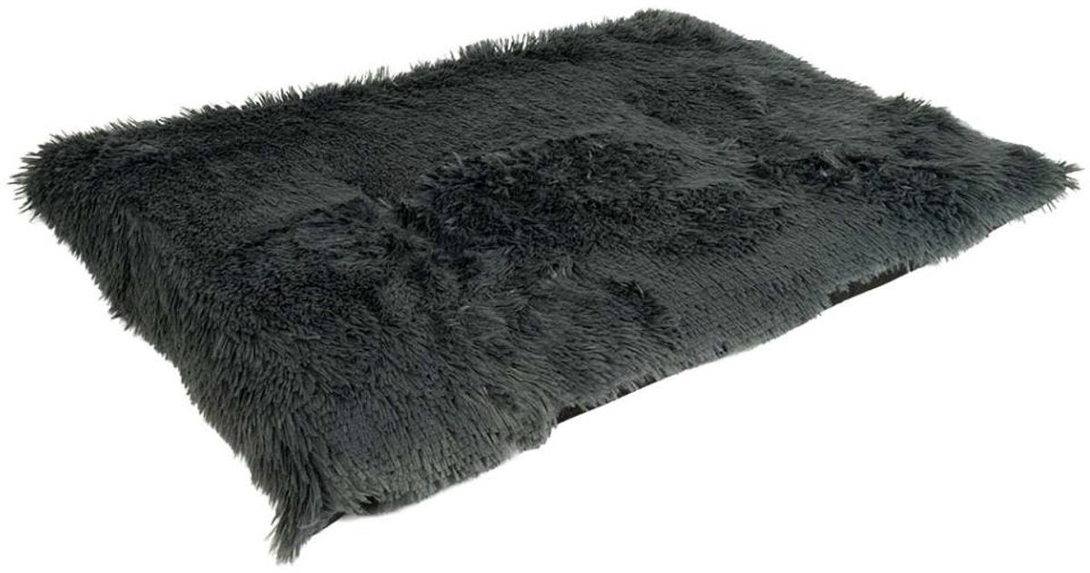 Duvo plus snug - Bankkissen - L - 91x61x7cm - dunkelgrau - weich - waschbar