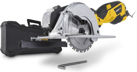 Powerplus elektrische metaal cirkelzaag powx1410 - 600w gereedschap, ø120mm - zijgeleider - met 1 acc.