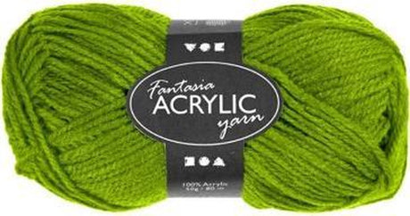 Creativ Company Acrylgarn, hellgrün, 50gr, 80m