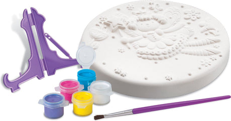 4 m Basteln – Bemalen Sie Ihren Terrakotta-Gartenstein – Fee – Hobby-Paket – Kindermacher – 8+