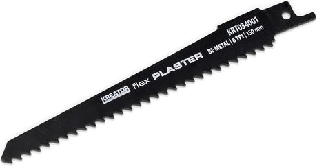 Kreator krt034001 Sägeblatt – Säbelsäge Flex Gips – 150 mm – 6 TPI – 2 Stück