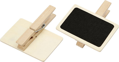 Kreativunternehmen https: www.cchobby.nl blackboard-with-clothespins-size-6-8x4-7-cm-6-piece-1-box
