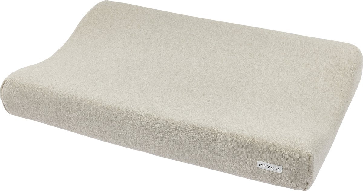 Meyco Baby Knit Basic Wickelauflagenbezug – Sandmeliert – 50 x 70 cm