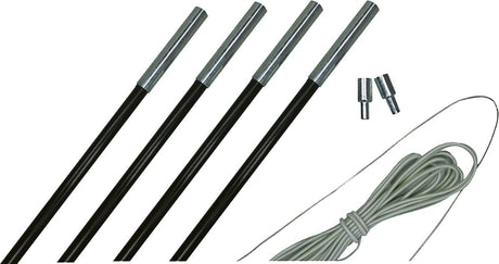 Eurotrail-Faserstangen-Set – 9,5 mm – 550–600 cm