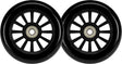 Black dragon wielenset voor stuntstep - 2 stuks incl lagers - zwart - 100 mm