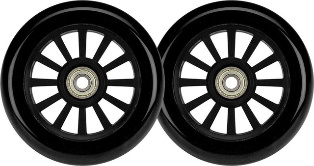 Black dragon wielenset voor stuntstep - 2 stuks incl lagers - zwart - 100 mm