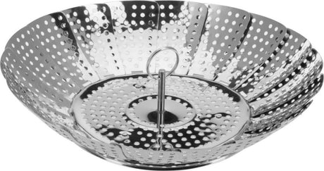 Westmark Dampfkorb, verstellbar, für Pfannen ø 14-23 cm, Edelstahl, Silber, 12592270