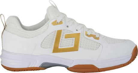 Brabo tribute junior indoor hockeyschoenen white gold