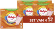 Robijn - wasmiddeldoekjes - color - 100% oplosbare doekjes in een kartonnen verpakking - 4 x 16 wasstrips