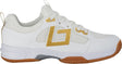 Brabo tribute junior indoor hockeyschoenen white gold